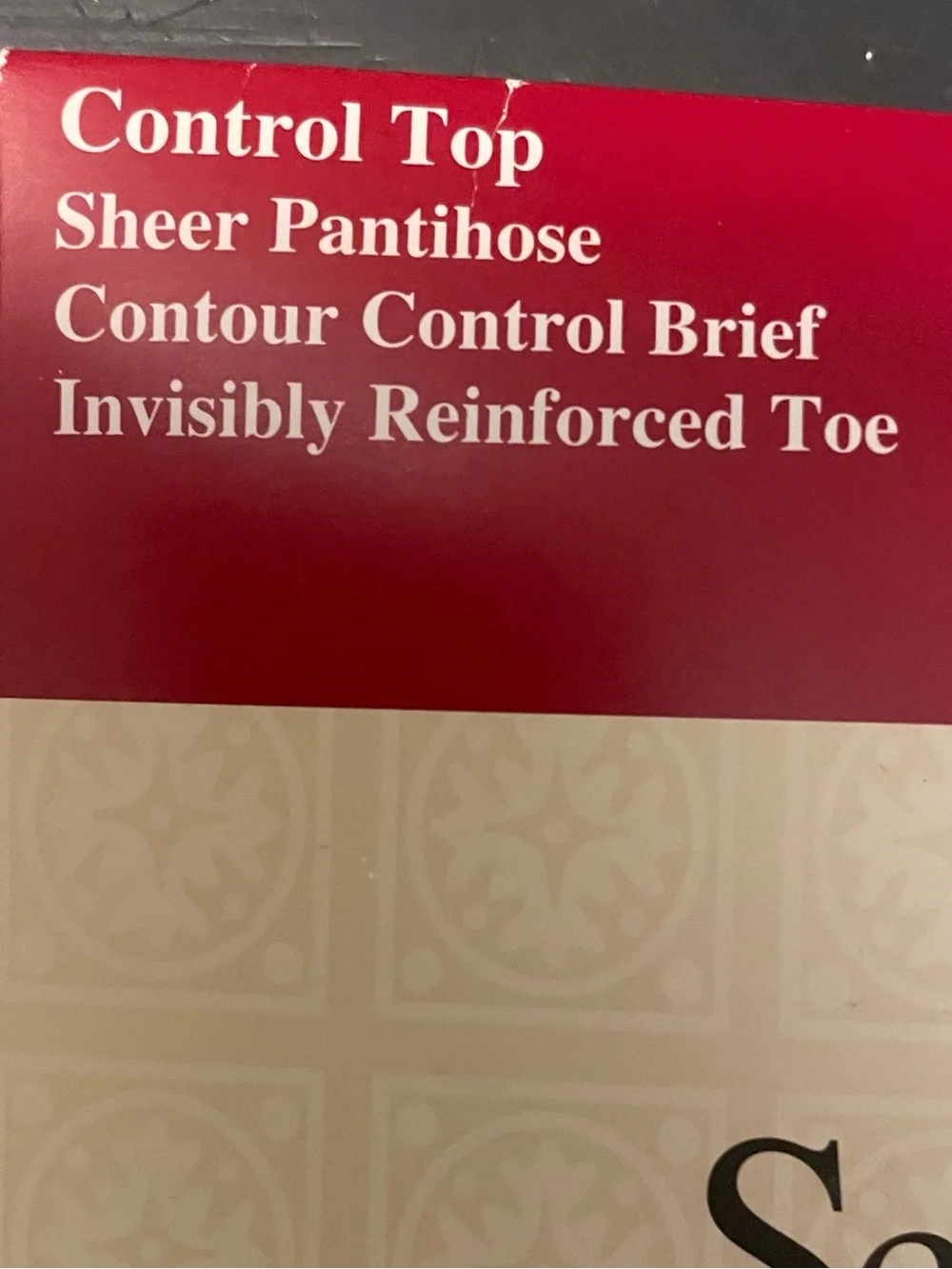 VTG SensibleSheers Super Shaper control top Pantyhose sheer sand Queen Tall sand